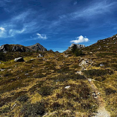 Aufstieg zum Passo delle Colombe