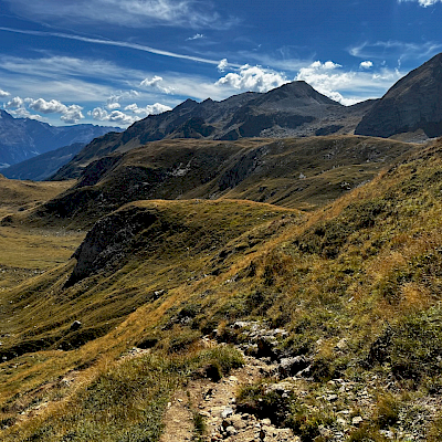 Aufstieg Passo delle Colombe