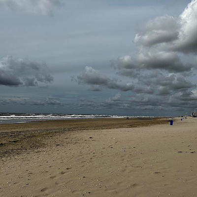 Strand Bergen am Meer