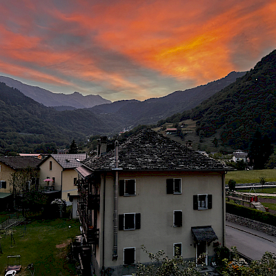 Abendstimmung Olivone